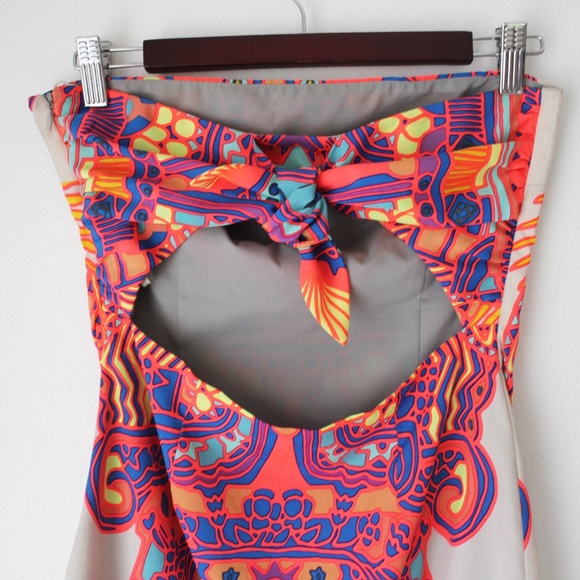 Mara Hoffman | Strapless Silk Tie Back Dress - Picture 11 of 15